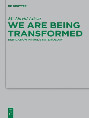 cover image of We Are Being Transformed